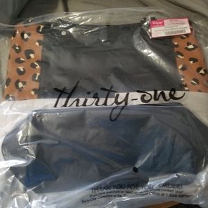 Thirty one tote and wristlet
